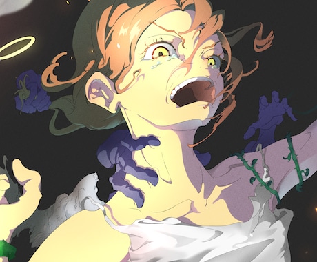 イラスト全般幅広く対応いたします SF、ファンタジーな絵を得意としています。 イメージ1