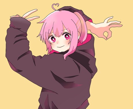 簡単な歌ってみた動画のイラストやサムネ描きます お客様が満足いくまで頑張ります！ イメージ1