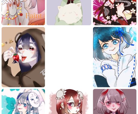 女の子のイラストを描きます 個性豊かなイラストを提供します イメージ1