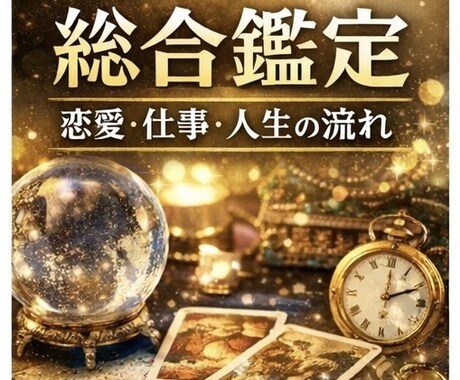総合鑑定【4月限定価格】霊視×タロット視ます 〜人生全体の流れを総合的に読み解きます〜 イメージ1