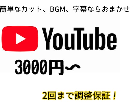 動画を安価でYouTube向けに編集します カット、SE・テロップをつける…安価で動画編集代行します！ イメージ1