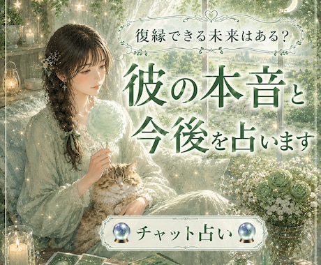復縁したいと思っているあなた様を占います あなた様に寄り添った占いを心掛けています。 イメージ1