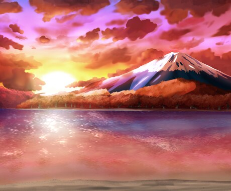 背景、風景を描き、あなたが思い描く光景を描きます お求めやすい価格でご提供致します イメージ2