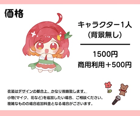 ゆるカワなイラスト描きます SNSやグッズに！活動者様応援イラスト！ イメージ2