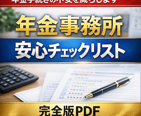 年金手続きの不安を減らします 持ち物と当日の流れを一目で整理 イメージ1