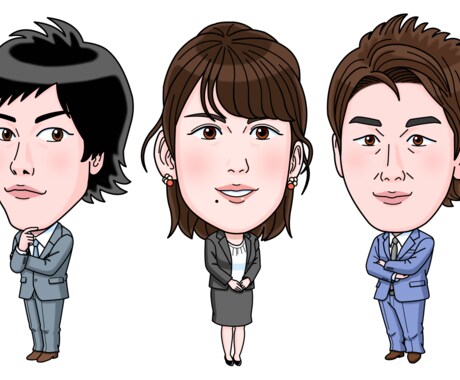 似顔絵制作いたします SNSや名刺で個性的な似顔絵を作ってみましょう! イメージ1