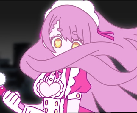 ボカロ、歌ってみた等のMV用のイラスト制作します オリジナルキャラクターで本家様のパロディイラストも制作可能 イメージ2