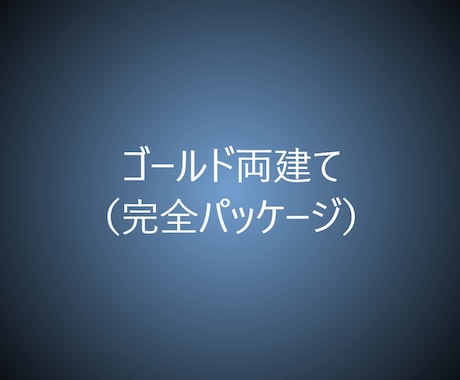 両建てゴールド手法を紹介します 完全パッケージ　￥100,000円 イメージ1