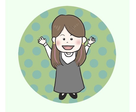 5名限定特別価格！ゆるかわ3頭身イラスト描きます SNS・ブログ・名刺などに、ゆるかわイラストで自分らしさを♪ イメージ2
