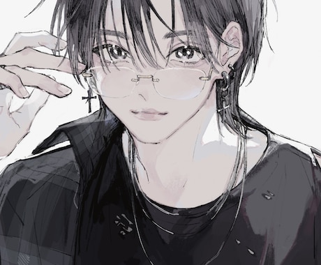 あなただけの透明感抜群なアイコンを描きます イメージ1