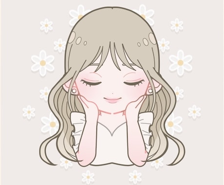 アイコン製作♡いたします ♡♡ミニキャラバストアップアイコン♡♡ イメージ1
