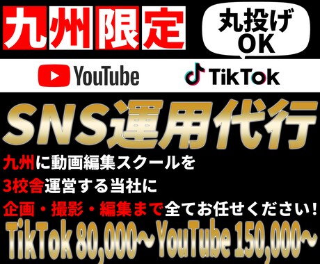 動画編集のプロがTikTok運用代行を提案します 動画編集スクール3校舎運営・SNS運用代行実績多数！ イメージ1