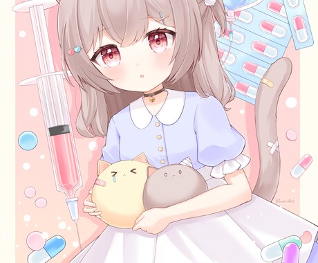 ご希望のイラストを作成いたします MVイラスト、SNS用のアイコンやヘッダー、立ち絵制作など イメージ1