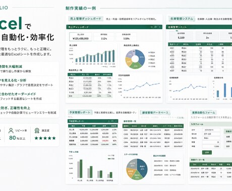 Excel・スプレッドシートの作業を効率化します 「この作業、自動化できないかな？」 イメージ2
