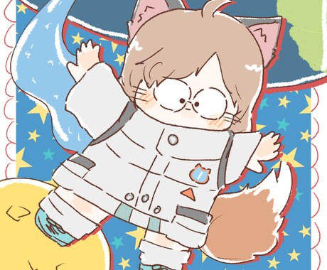 ゆるいイラストを描きます ゆるいイラストを安価素早く提供します。 イメージ1