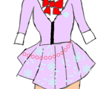 アイドル衣装デザインします アイドル衣装デザインをしています！ イメージ2
