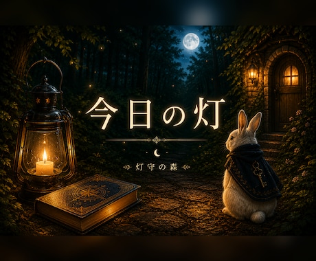 今日の灯をお届けします 未来を急がず、今の心にそっと灯をともします イメージ1