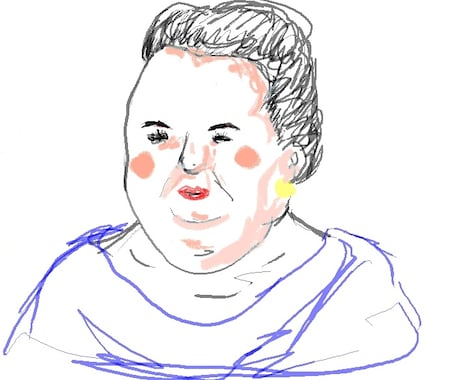 SNSのアイコンなどに！水彩画風似顔絵書きます アイコンなどにお勧め！ゆるい似顔絵です♪ イメージ1