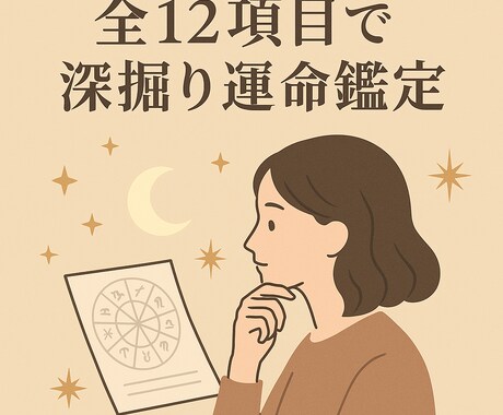 生きやすくなる！あなたの運をコンサルします 四柱推命で悩みに寄り添い明確に答えます！質問何度でもOK! イメージ1