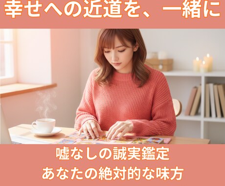 元相談所プロが彼の本音を鑑定。今のリアルを伝えます 彼の本音を徹底鑑定。あなたの恋を諦めない、誠実なタロット占い イメージ2
