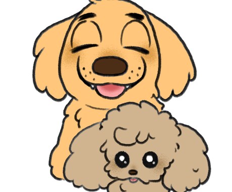 やさしいデザインのイラスト描きます ざっくり相談OK！やさしい雰囲気のイラスト描きます イメージ2