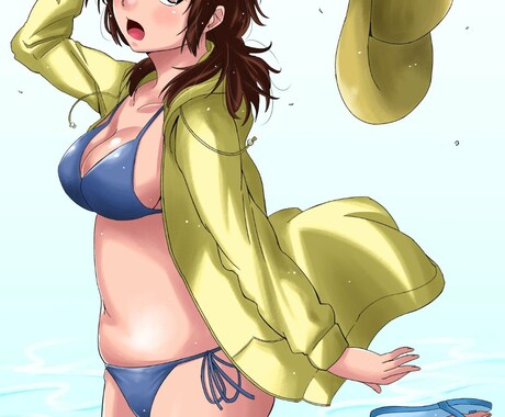 アニメ調の1枚イラストを制作致します イメージ1