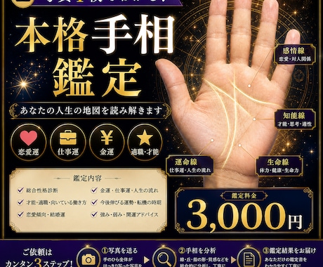 貴方（貴女）の将来をズバリ言います 細〇〇子ばりの的中率！？天国に登るわよ イメージ1