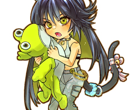 グッズにも最適！ちびキャライラスト製作致します 目に留まるような、魅力的なイラストをご提供いたします。 イメージ2