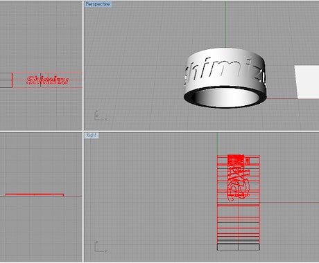 指輪などの３D－CADデータ作成します 切削機や光造形用に３D-CADデータが必要な方へ イメージ2