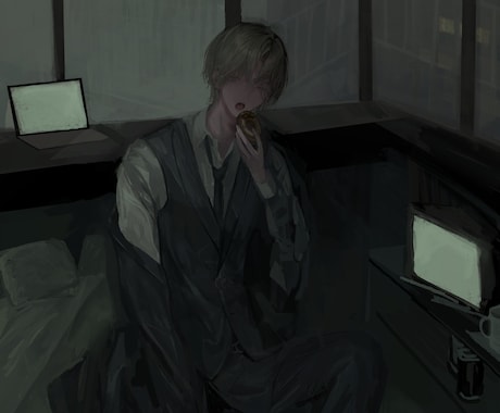 イラスト(一枚絵、立ち絵、アイコンなど)描きます 女の子や男の子のイラストが必要な方へ イメージ2