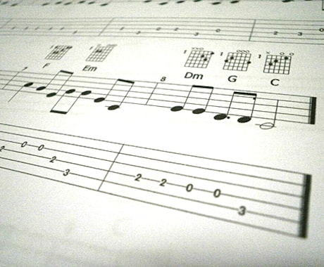 楽曲のTab譜作成します ギターの練習・バンド合わせの際にどうぞ イメージ1