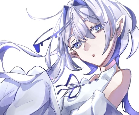 目を惹く！神秘的なアイコンを描きます 表情差分，ヘッダーとセットの作成も可能！ イメージ2