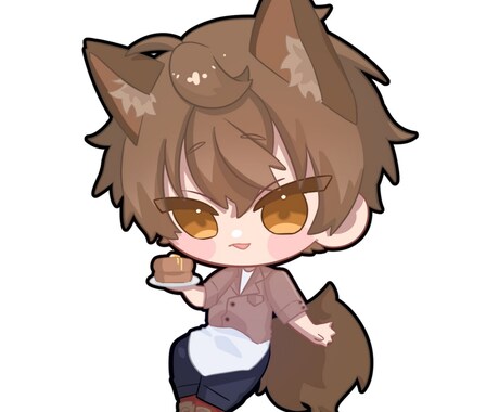 表情差分1個無料✨可愛いSDイラスト制作します グッズやアイコンなどにぜひ！表情差分1個無料期間中✨ イメージ2