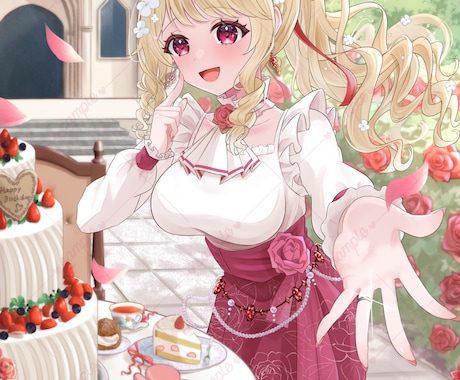 用途様々！カワイイ女の子のイラスト描きます アイコンや立ち絵、動画用イラスト等に！ イメージ2