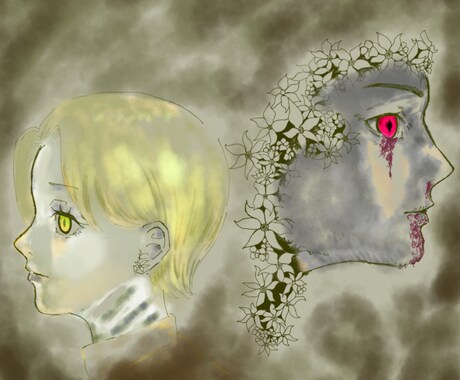 オリジナル曲のMVお作りします 主に一枚絵（バストアップ）のイラストでのMVを制作 イメージ2