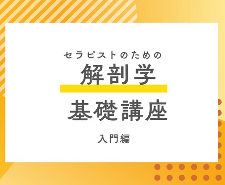 施術に活かせる解剖学教えます 骨格・筋肉・関節のしくみをわかりやすく、モヤモヤの解決！ イメージ1