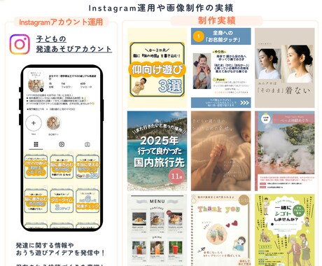 Instagram運用を丸ごとサポートします 企画・投稿作成・分析まで対応、アカウントの成長を支援します イメージ2