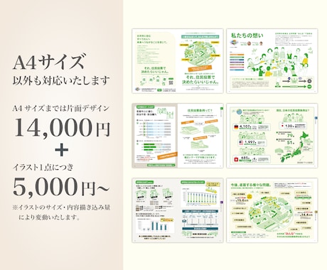 オリジナルイラストで冊子デザイン制作します フリー素材ではないオリジナルイラストで唯一の冊子に仕上げます イメージ2
