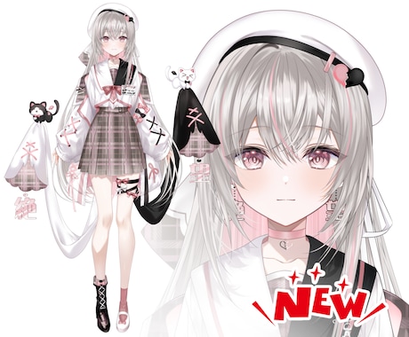 ハイクオリティなlive2Dモデルを制作します 企業クオリティなキャラデザ～モデリングまで対応します イメージ2