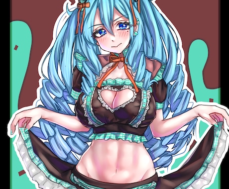 簡易イラスト描きます 素材・背景・アイコン等にご利用いただけます。 イメージ1