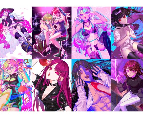最短即日納品！動画やゲームのイラスト描きます お急ぎの方向け！素早く様々な用途に使える絵を制作致します！ イメージ2