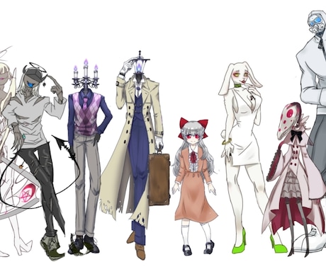 個性豊かなキャラクターを提供します AIではできない個性的なキャラ作成。あなただけの拘りを。 イメージ2