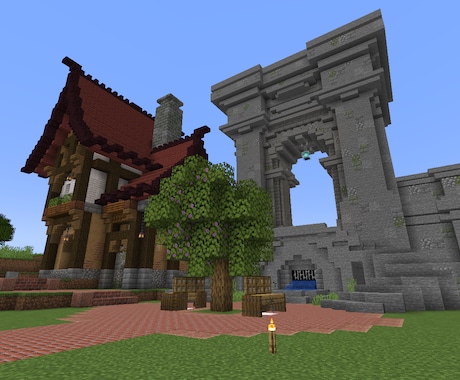 建築代行【minecraft】いたします SNS用から対戦マップまで！ご希望に合わせた建築行います！ イメージ2