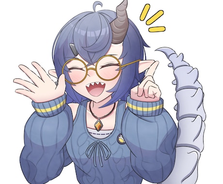 モンスター娘も可！キャラのデザイン＆立ち絵作ります 魅力的なキャラが必要な方へ（著作権譲渡可です！） イメージ2