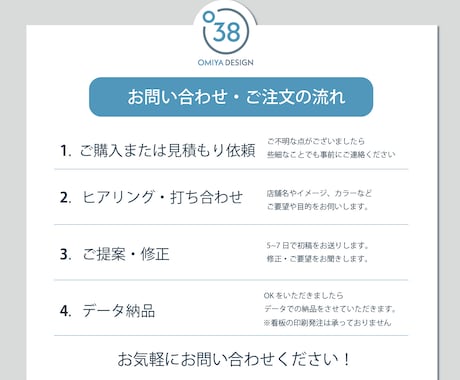 開業3点セット｜ロゴ・看板・名刺まとめて承ります ロゴと名刺と看板を一括おまかせ イメージ2