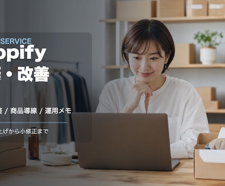 Shopifyストアを構築・改善します イメージ1