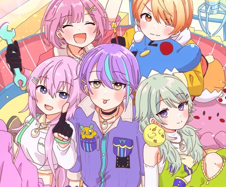 アイコン制作承ります 創作っ子、版権どちらも承ります！ イメージ2