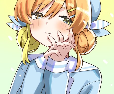 可愛いSNS用アイコンなどを描きます アイコンなどの、キャラクターイラストを描きます イメージ2