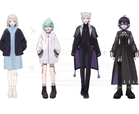 IRIAMや配信、TRPG向けの立ち絵を描きます Vtuber様や活動者様にオススメ イメージ2