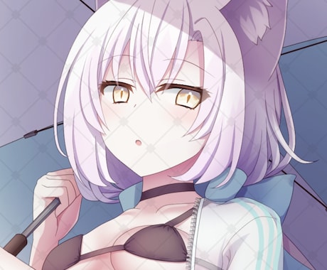 理想の美少女やマスコットを具現化させます 1枚絵・ミニキャラ・立ち絵・アイコンなど様々な用途に！ イメージ1